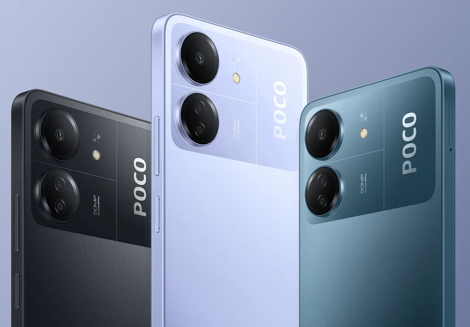 Смартфон Xiaomi Poco C65 | 8/256 ГБ Ростест (EAC) Фиолетовый
