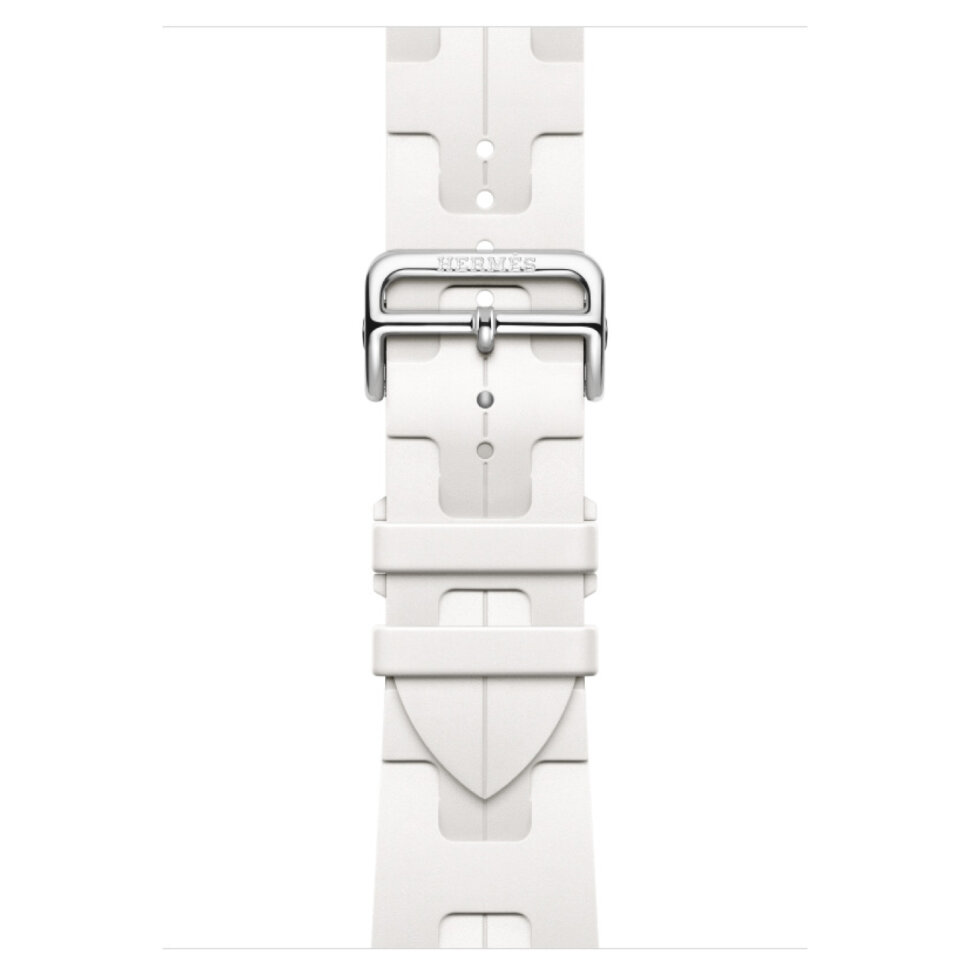 Смарт-часы Apple Watch S10 Hermes - 46 mm браслет Kilim Single Tour (Blanc | белый)