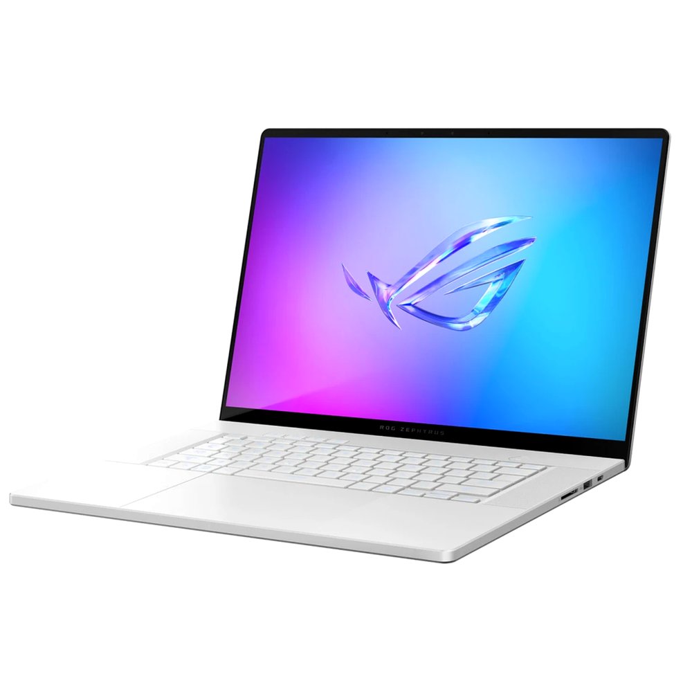 Ноутбук ASUS ROG Zephyrus G16 90NR0PJ3-M003Y0 (16", Intel Core Ultra 9 386H, 32 ГБ, 1 ТБ SSD, RTX 5070 Laptop GPU 8 ГБ, 240 Гц) белый
