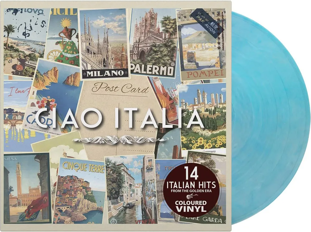 Виниловая пластинка VARIOUS ARTISTS - Ciao Italia (Tri-Color Clear/Silver/Blue)