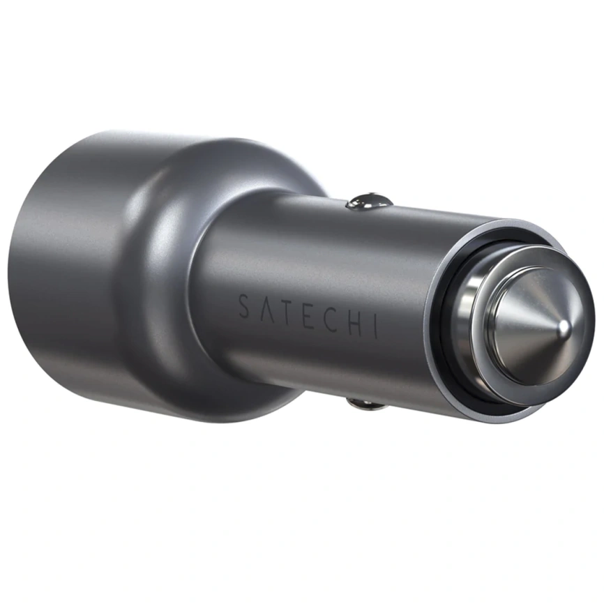 Автомобильное зарядное устройство Satechi 40W Dual USB-C ST-U2C40CCM Space Gray