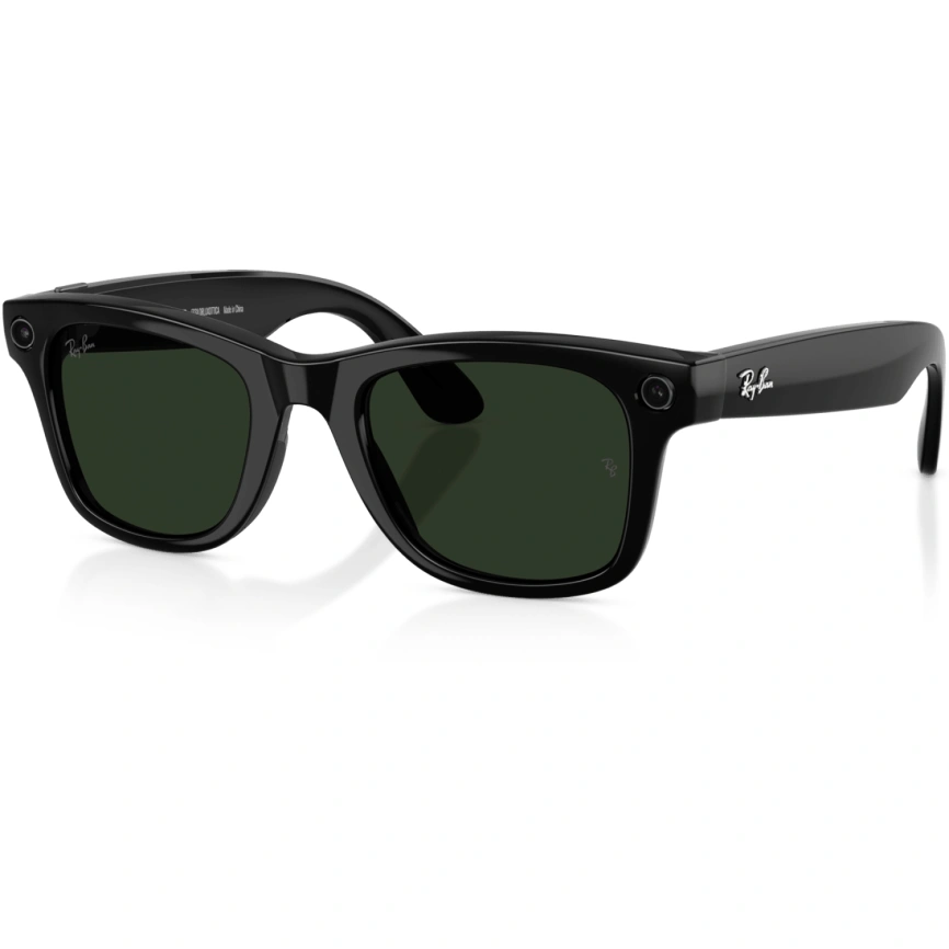 Умные очки Ray-Ban Wayfarer (RW4012 Gen 2) Shiny Black/Transitions Graphite Green L