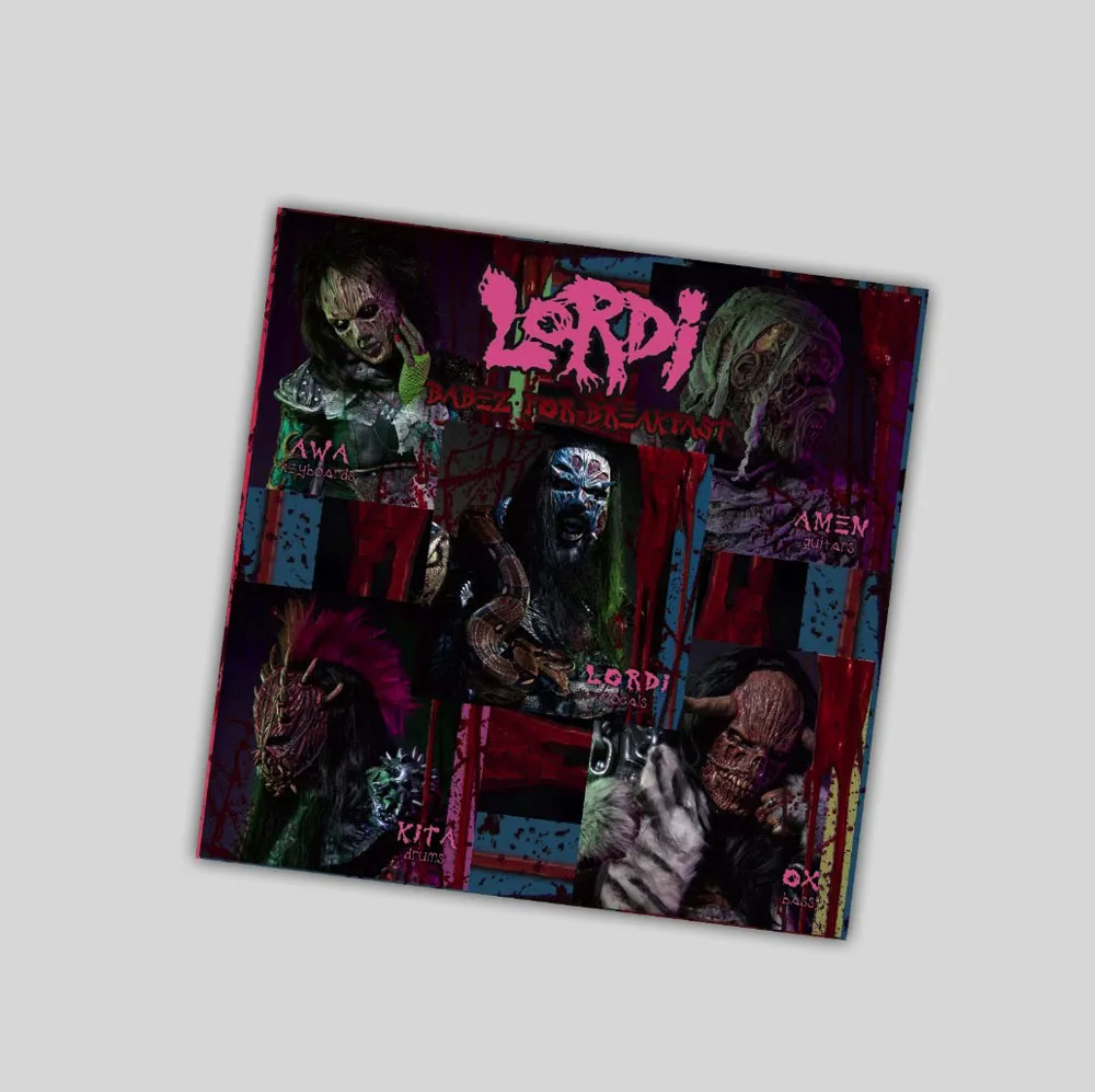 Виниловая пластинка LORDI - Babez For Breakfast (Pink & Red Marbled)