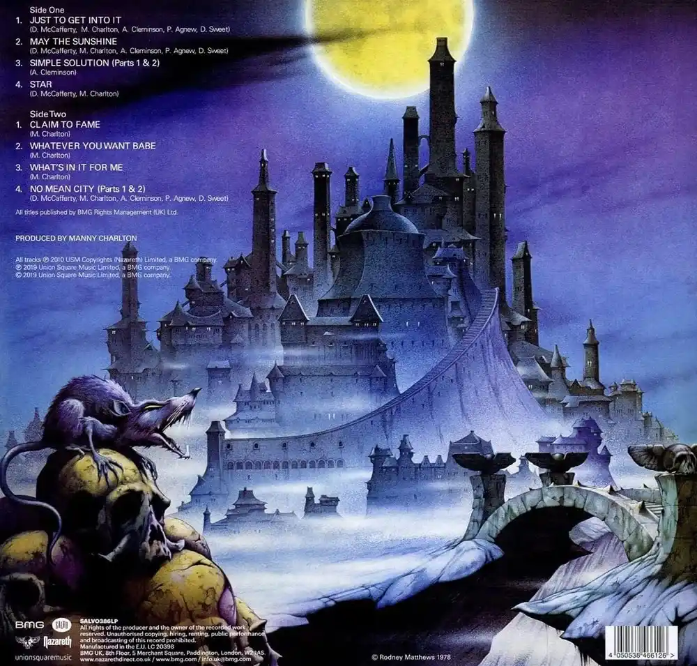 Виниловая пластинка NAZARETH - No Mean City (Green)