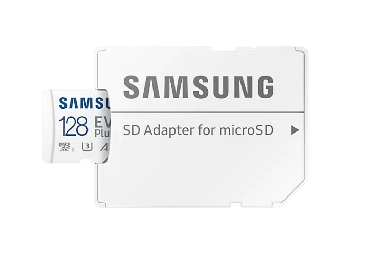 Карта памяти Samsung EVO Plus 128GB MicroSDXC Class 10-UHS-I-U3-130Мб-с MB-MC128KA