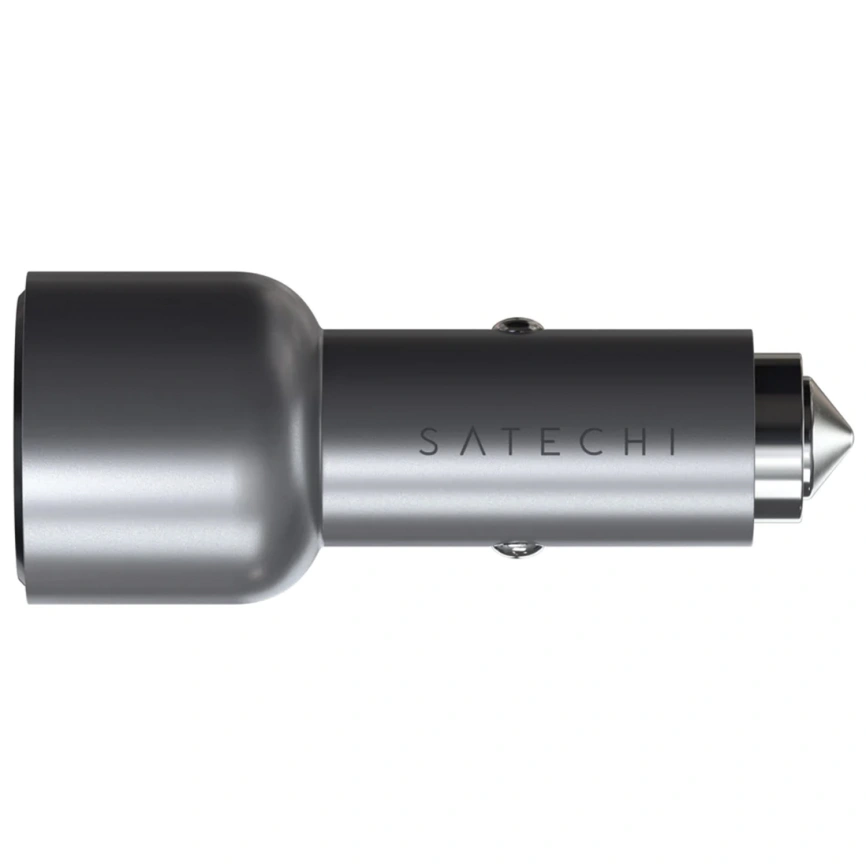 Автомобильное зарядное устройство Satechi 40W Dual USB-C ST-U2C40CCM Space Gray