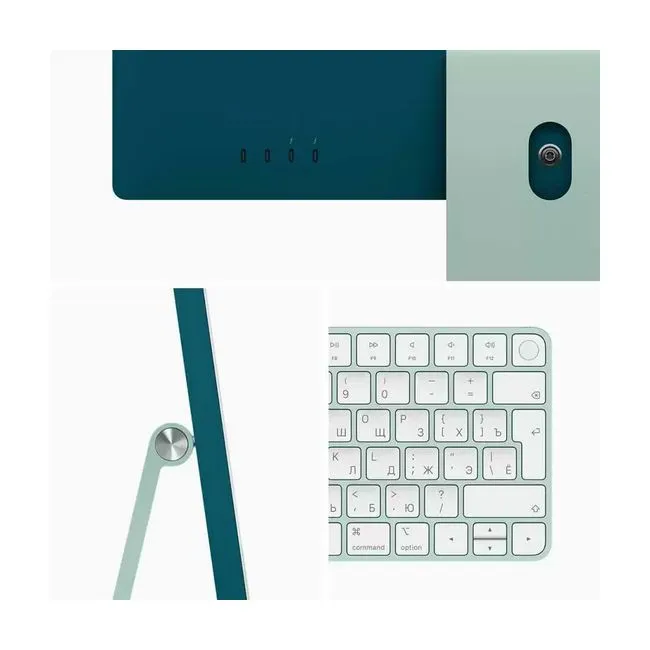 Моноблок Apple iMac 24" M1 8C CPU/8С GPU, 16 GB RAM, 512 GB SSD, русская раскладка, Зеленый