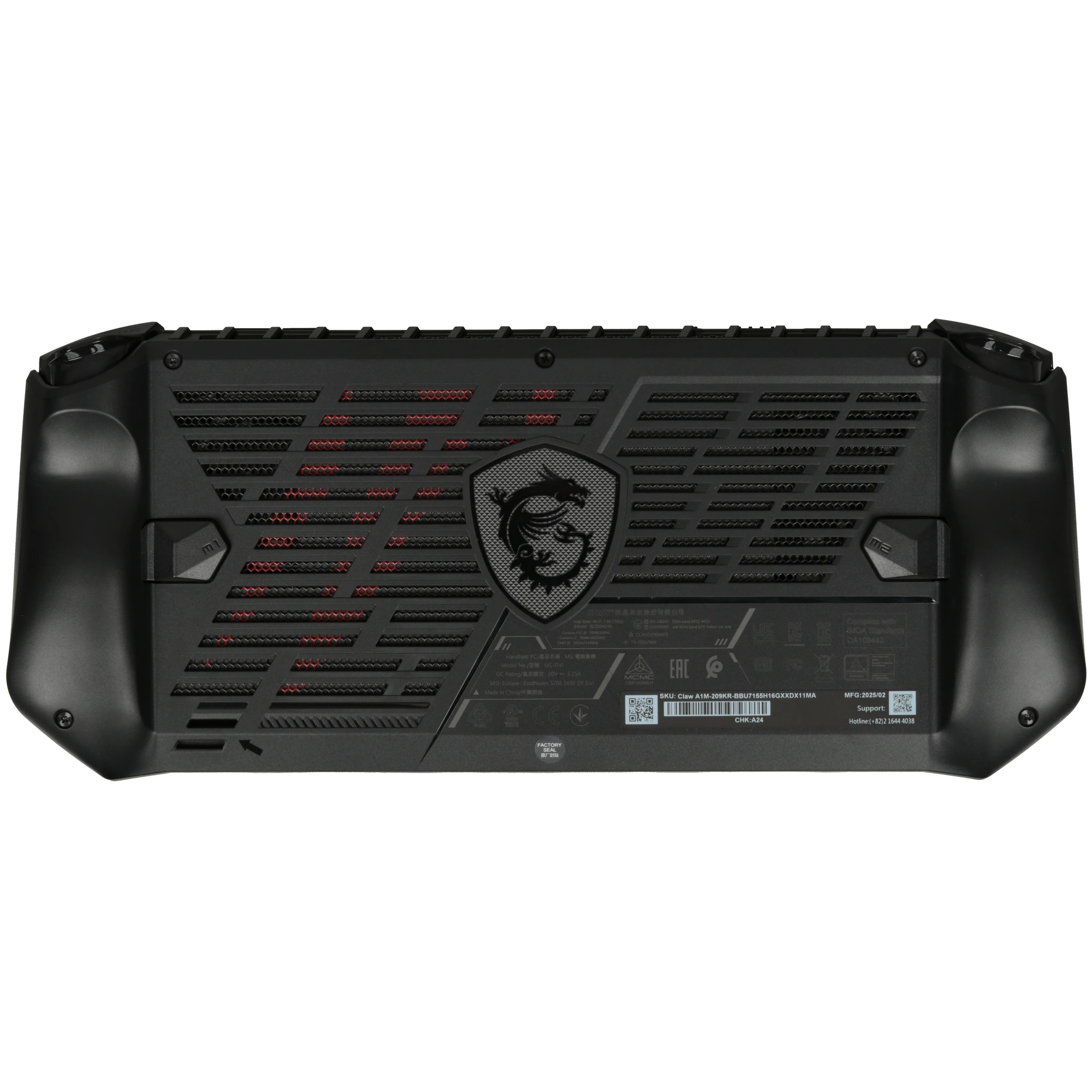 Портативная приставка MSI Claw 7 AI+, Черный