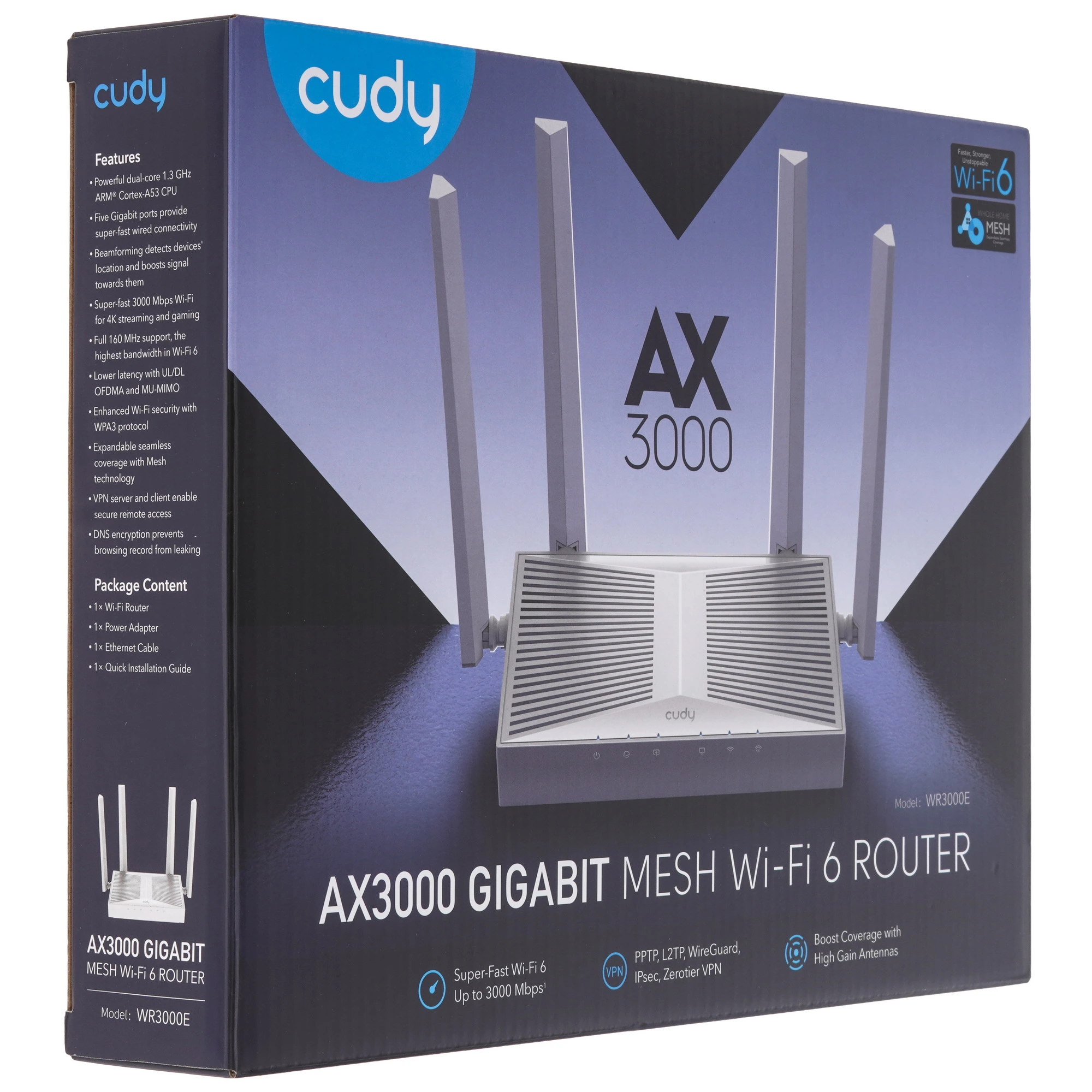 Беспроводной маршрутизатор Cudy WR3000E