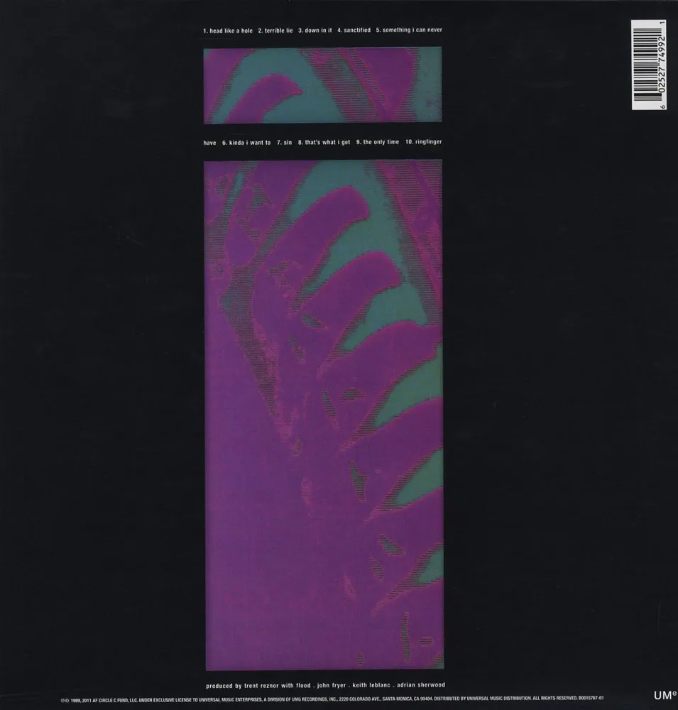 Виниловая пластинка NINE INCH NAILS - Pretty Hate Machine