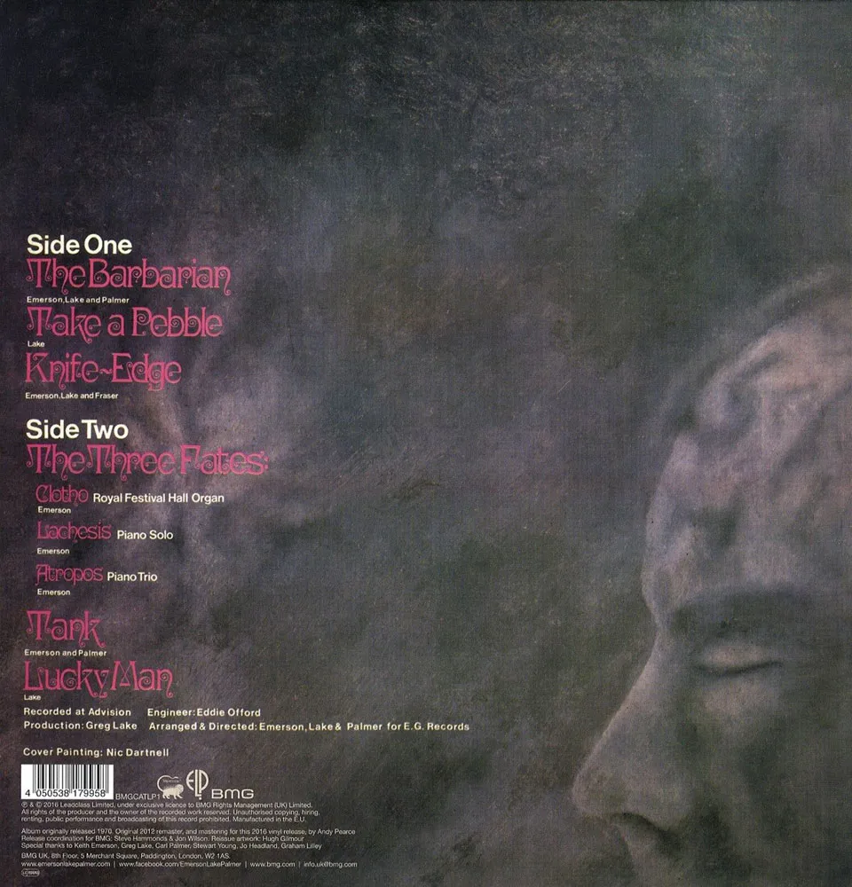 Виниловая пластинка EMERSON LAKE & PALMER - Emerson, Lake & Palmer