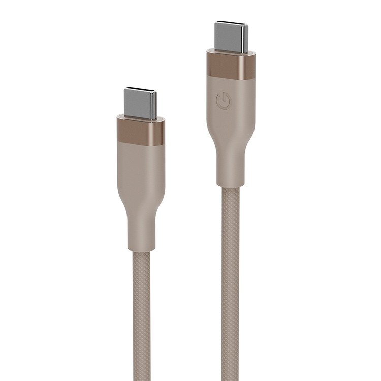 Кабель Energea HELIX USB-C to USB-C 100W 480 Mbps Magnetic Gold 1.5 м