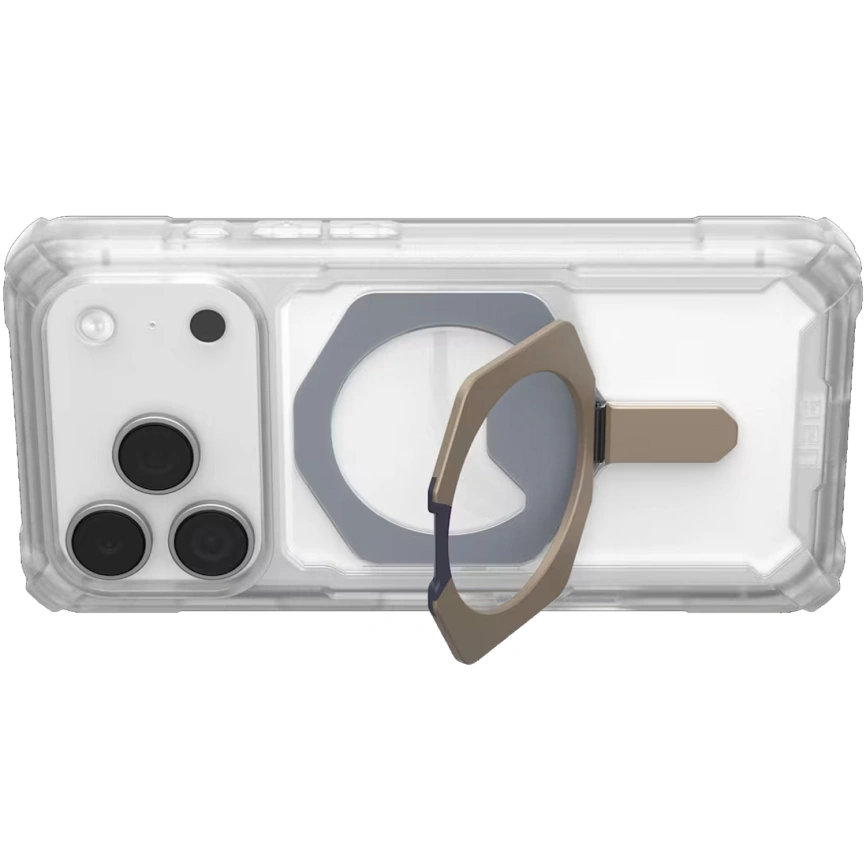 Чехол UAG MagSafe Plasma XTE Case для iPhone 17 Pro Прозрачный/титан