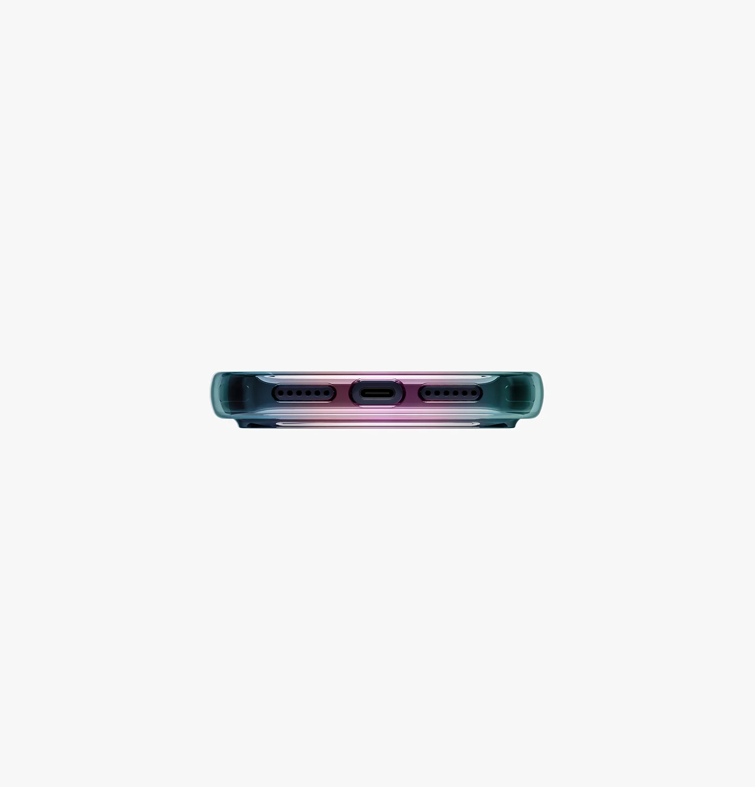 Чехол Uniq для iPhone 17 Pro Max Iridescia (holographic) (Magsafe), Прозрачный тёмный