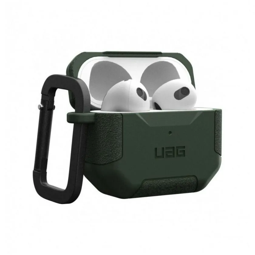 Чехол + карабин UAG Scout Case Olive Drab для Apple AirPods 3 Чехол + карабин UAG Scout Case Olive Drab для Apple AirPods 3