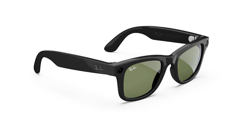 Умные очки Ray-Ban Wayfarer, Shiny Black