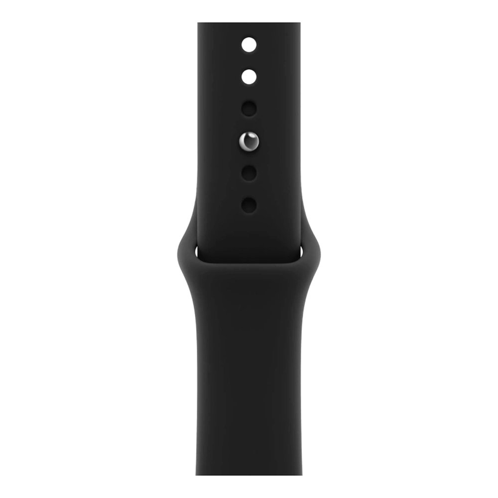 Смарт-часы Apple Watch Series 12, 42 мм, GPS, корпус алюминий Black, ремешок Sport Band Black, размер S/M