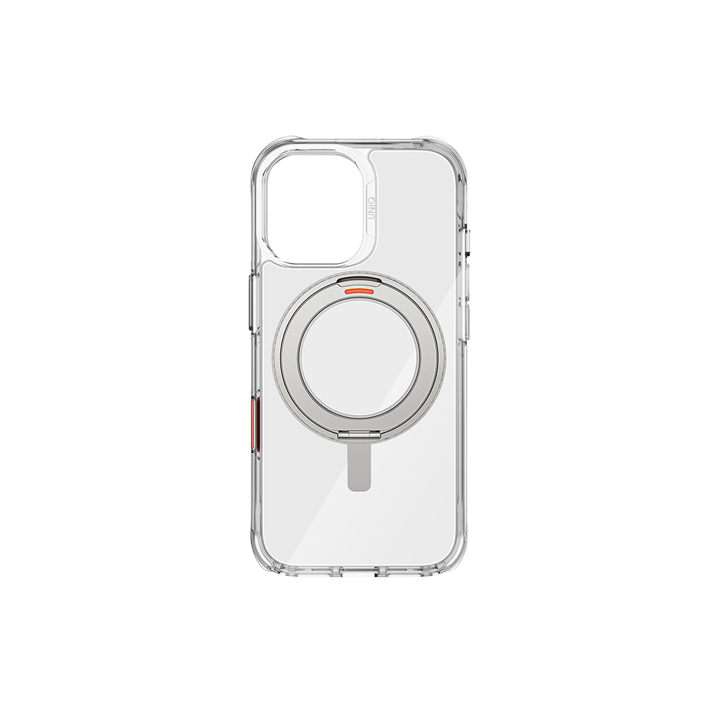 Чехол Uniq для iPhone 17 Swivix with 360-Rotating stand (Magsafe), Прозрачный