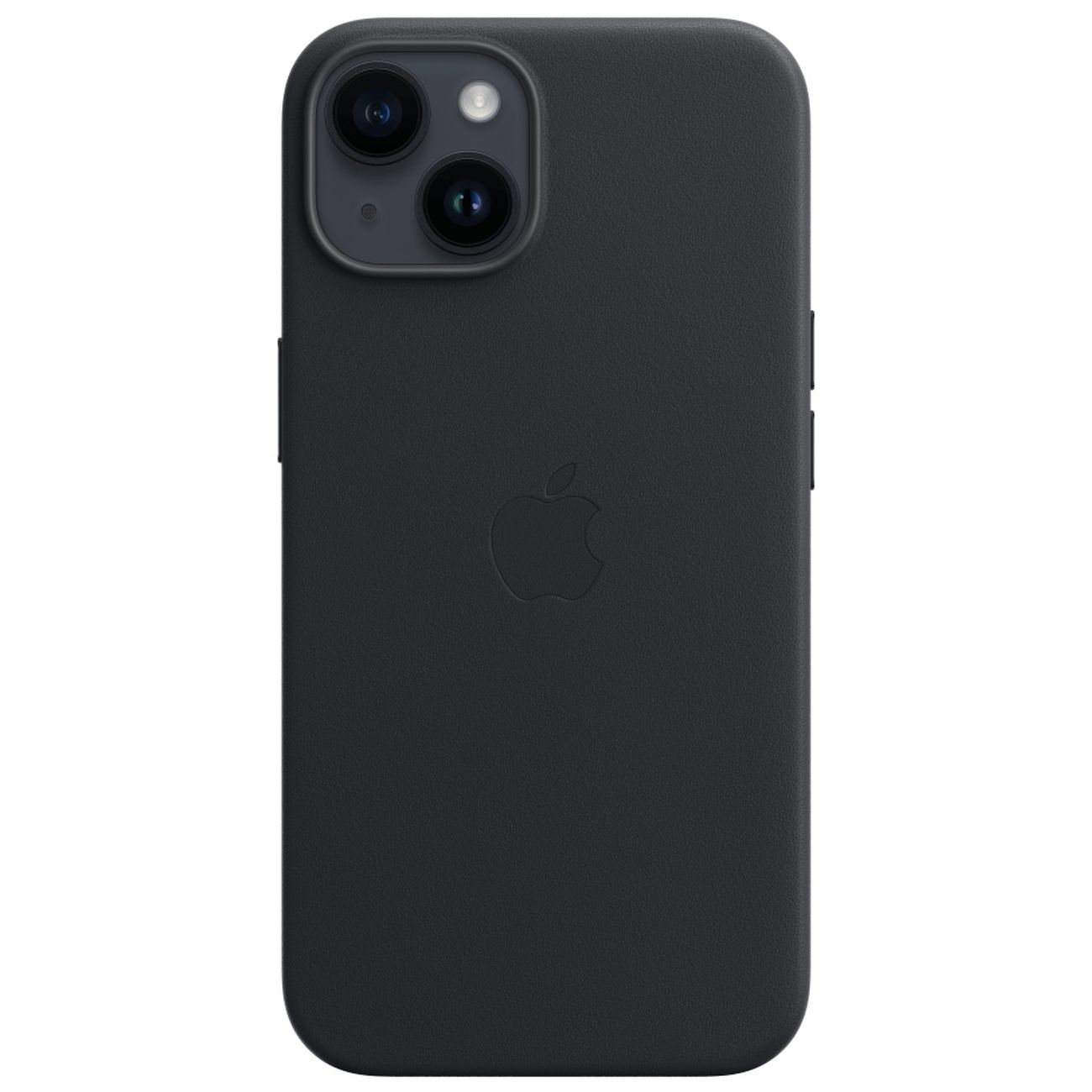 Чехол iPhone 14 Leather MagSafe Черный - MPP63