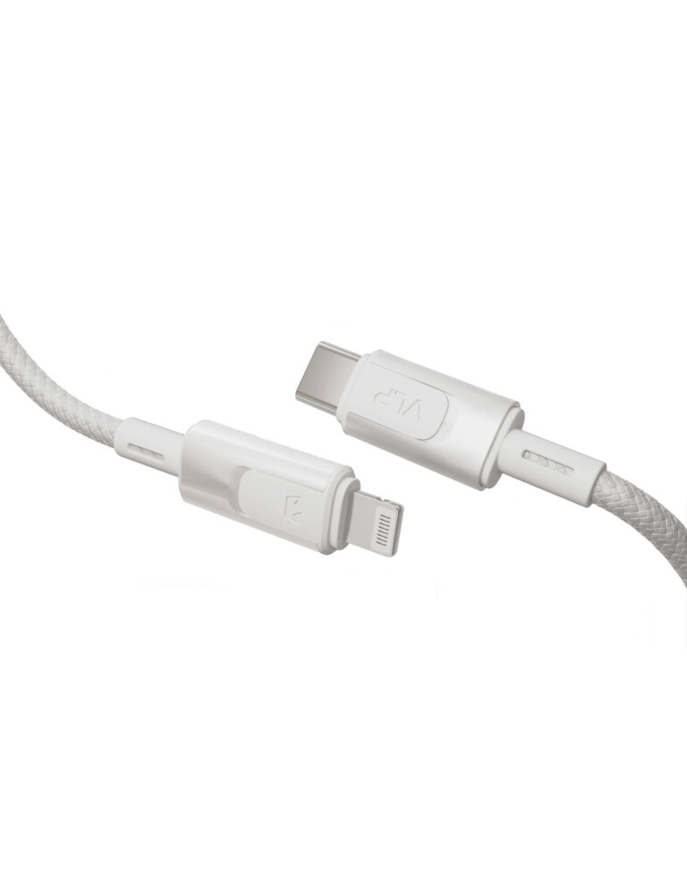 Кабель VLP Force Line USB-C to Lightning 1.2м 30W (White)