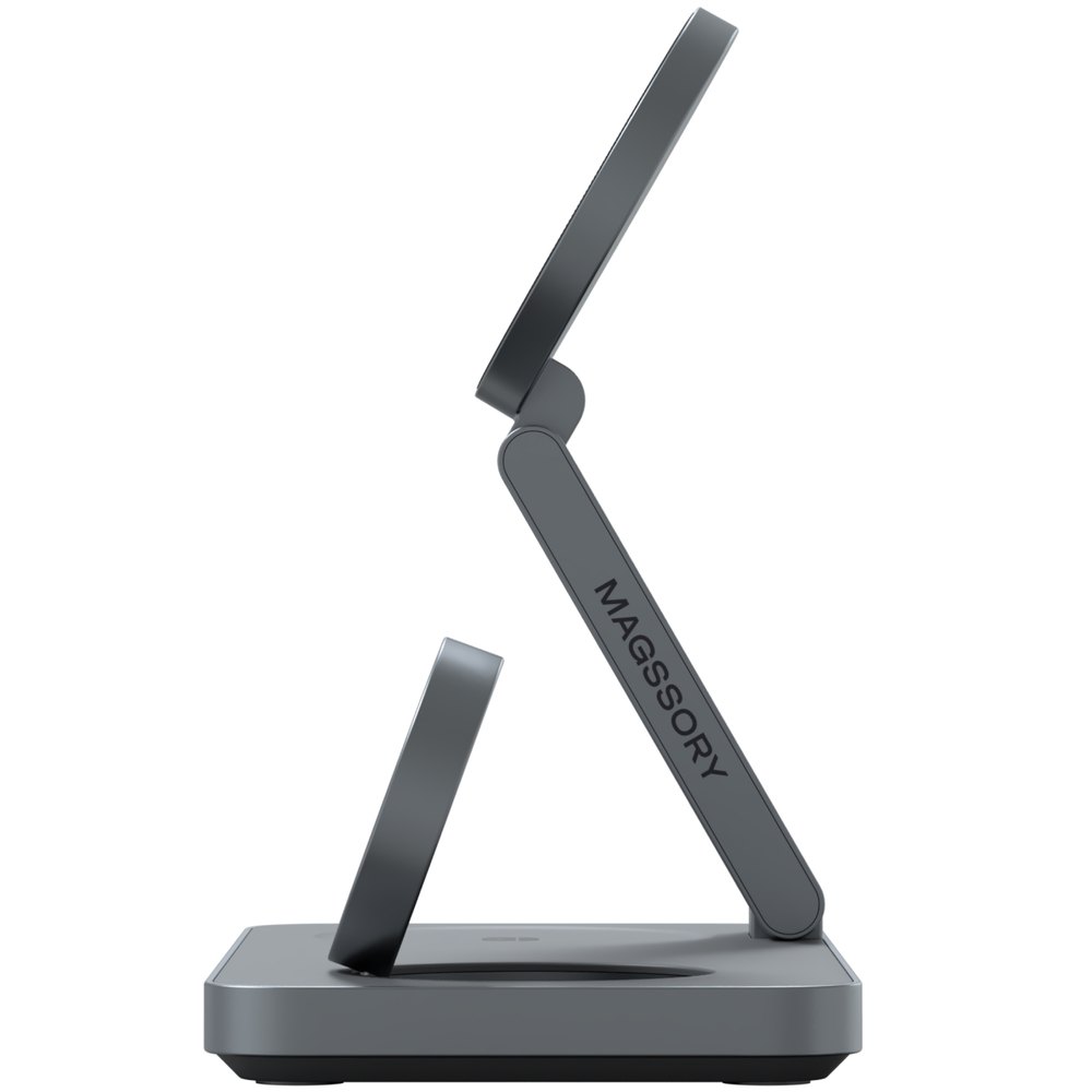 Беспроводное зарядное устройство Magssory Yoga для Samsung 3-в-1 с Qi2