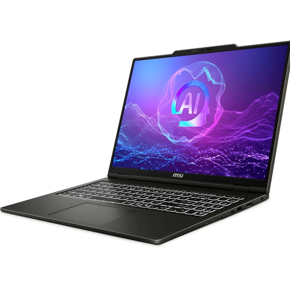 Ноутбук MSI VenturePro 16 AI 9S7-261121-033 (16", Intel Core Ultra 7 255H, 16 ГБ, 1 ТБ SSD, RTX 4050 6 ГБ, 120 Гц), серый