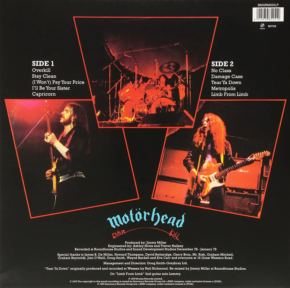 Виниловая пластинка MOTORHEAD - Overkill