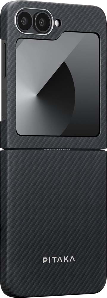 Чехол Pitaka Fusion Weaving MagEZ Case 5 для Samsung Z Flip6 черный