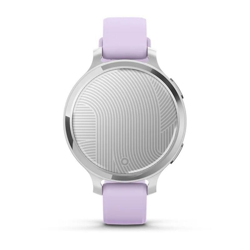 Смарт-часы Garmin Lily 2 Active - 38 mm, Серебристый безель, фиолетовый силиконовый ремешок