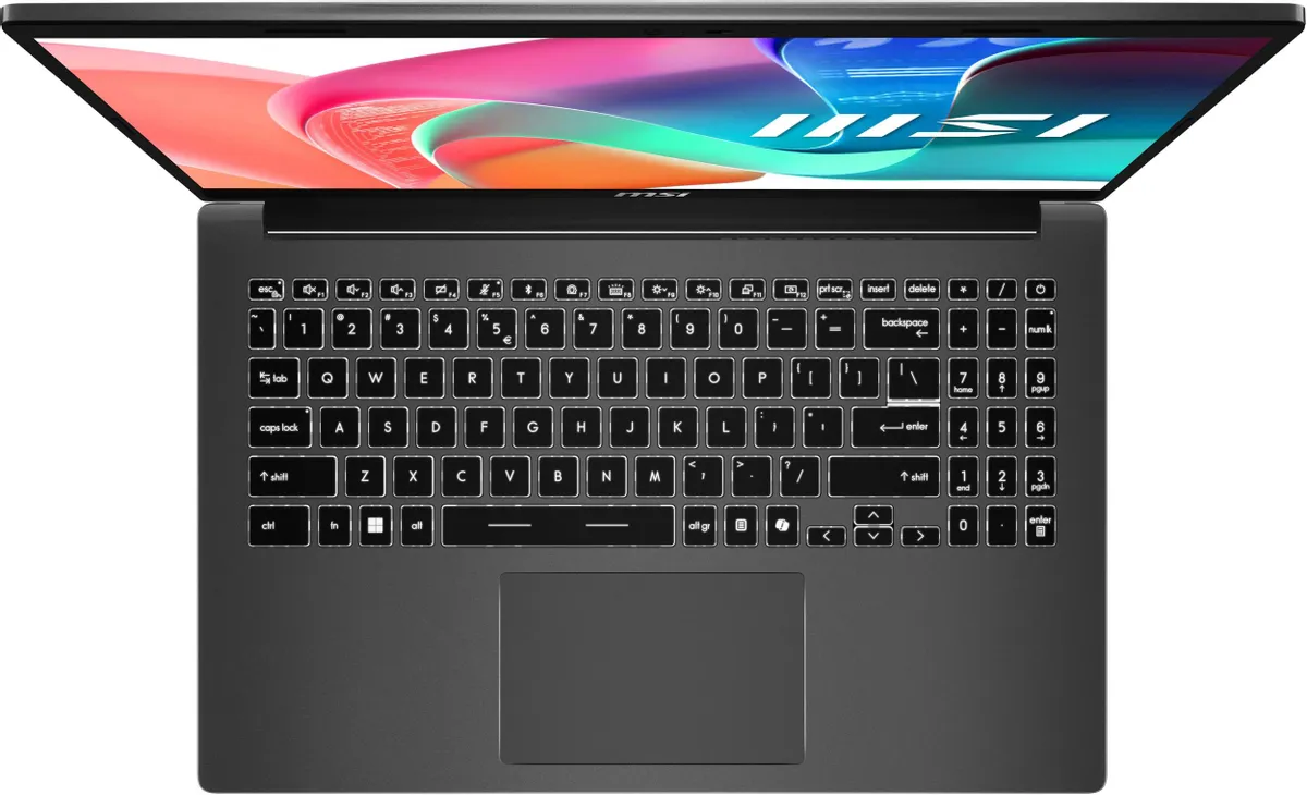 Ноутбук MSI Modern 15 F1MG-1071XRU 15.6", Intel Core 7, 16/512 GB, Intel Iris Xe Graphics (9S7-15S111-1071) Серый