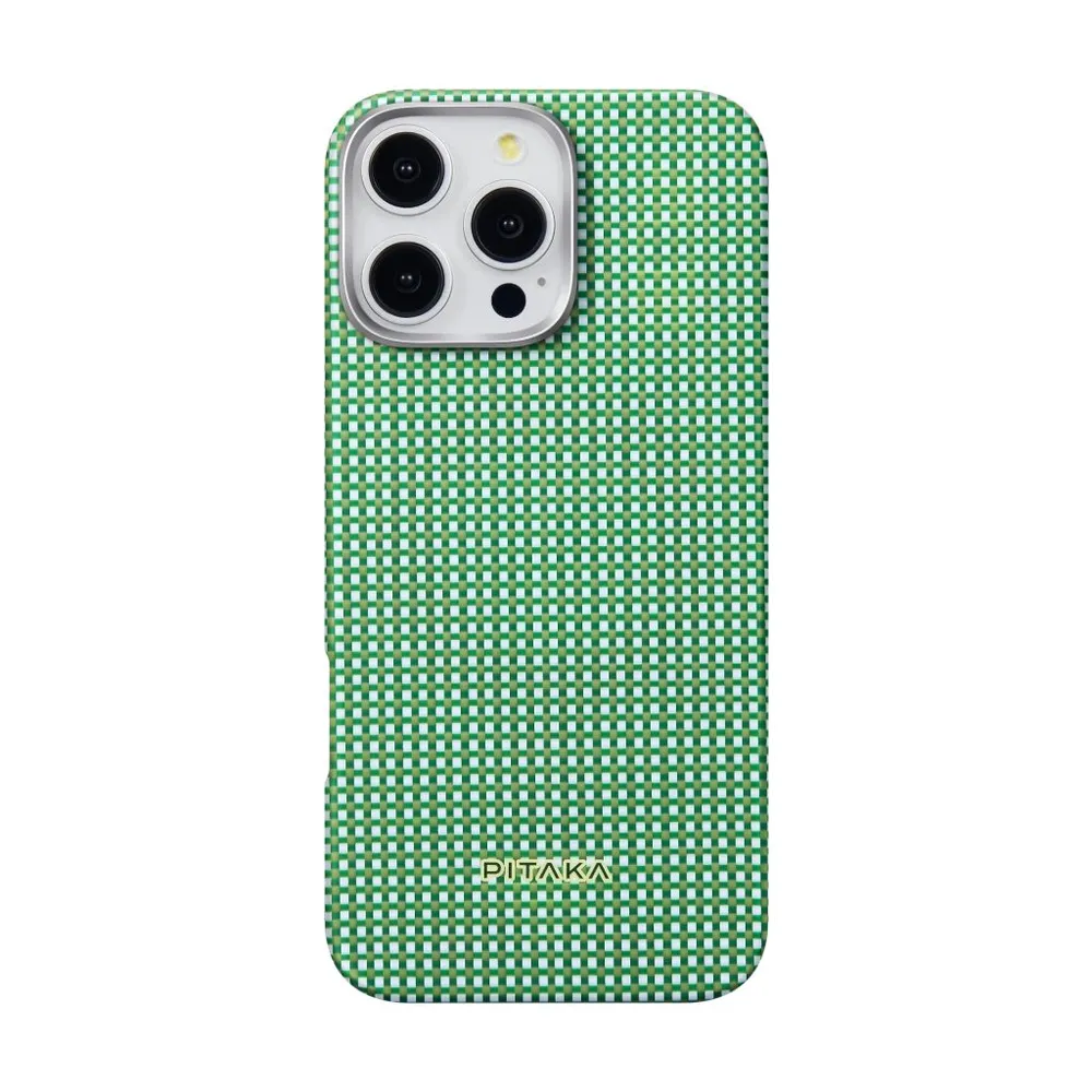 Чехол PITAKA Ultra-Slim Case для iPhone 16 Pro Max Зеленый Чехол PITAKA Ultra-Slim Case для iPhone 16 Pro Max Зеленый