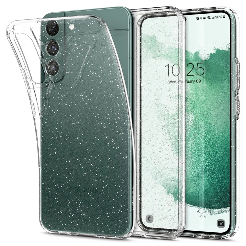 Чехол Spigen Liquid Crystal Samsung S22 (ACS03985) Glitter crystal