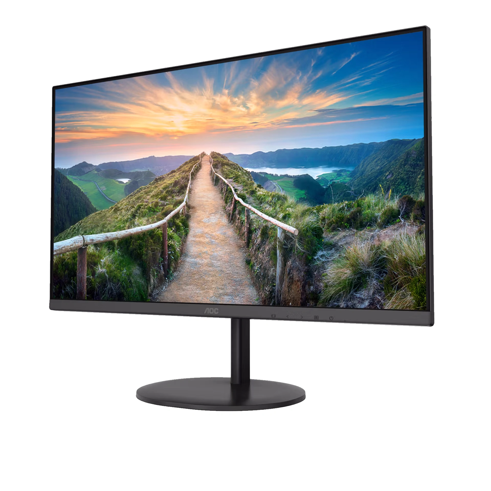 Монитор AOC Q24V4EA 24" 75 Гц IPS черный