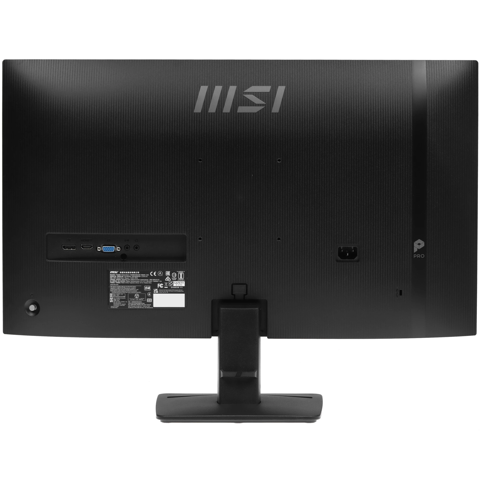 Монитор MSI PRO MP275 E2 27" 120 Гц IPS Черный