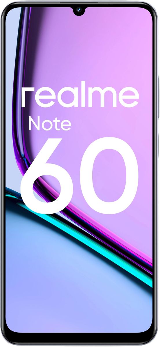 Смартфон realme Note 60, 6/128 ГБ Черный