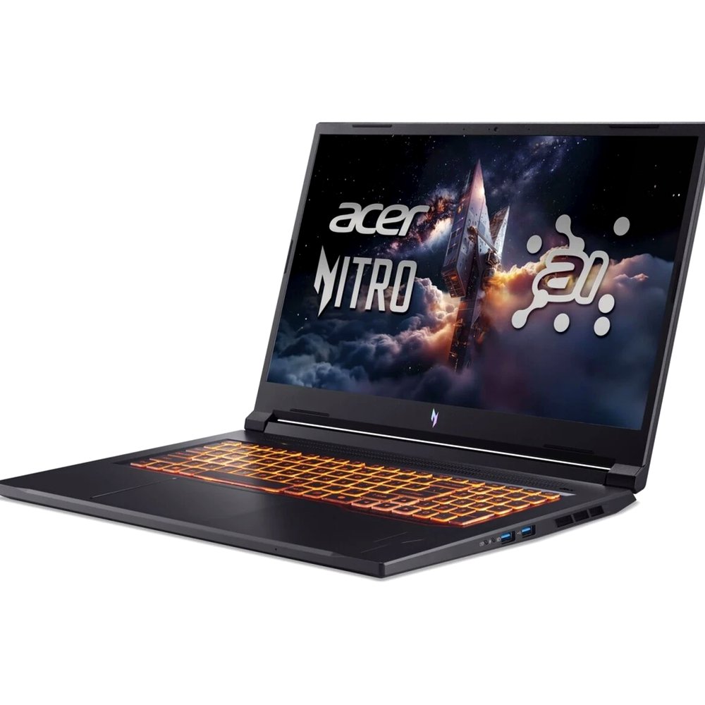 Ноутбук Acer Nitro V 17 AI ANV17-41 NH.QYVCD.008 (17.3", AMD Ryzen 5 240, 16 ГБ, 1 ТБ SSD, RTX 5060 8 ГБ, 144 Гц) NH.QYVCD.008, черный