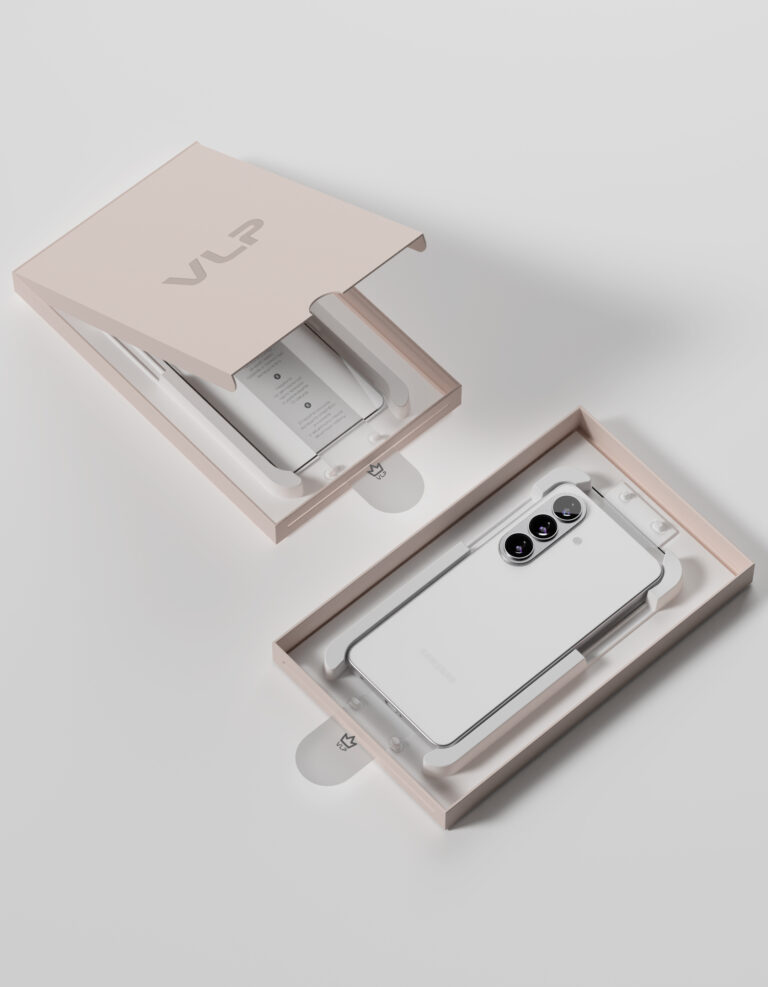 Защитное стекло VLP 2.5D Easy Box для Samsung Galaxy S26 с чёрной рамкой