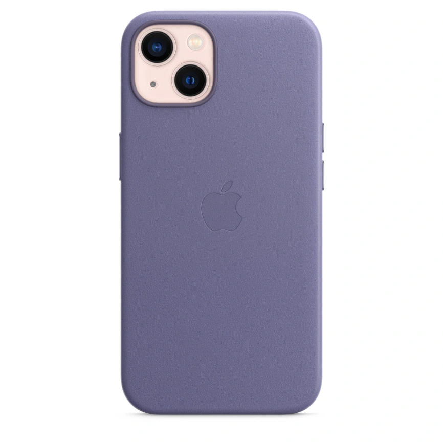 Кожаный чехол Apple MagSafe для iPhone 13 Сиреневая глициния