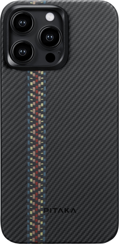 Чехол Pitaka Fusion Weaving MagEZ Case 4 для iPhone 15 Pro, рапсодия Чехол Pitaka Fusion Weaving MagEZ Case 4 для iPhone 15 Pro, рапсодия