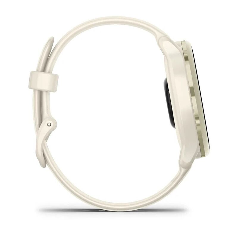 Смарт-часы Garmin Vivoactive 6 - 42 mm, Лунно-золотистый, силиконовый ремешок цвета слоновой кости