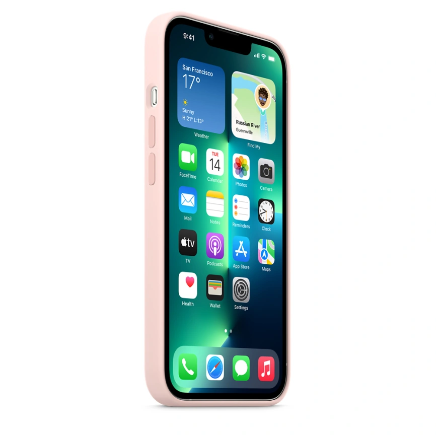 Силиконовый чехол Apple MagSafe для iPhone 13 Pro Pink