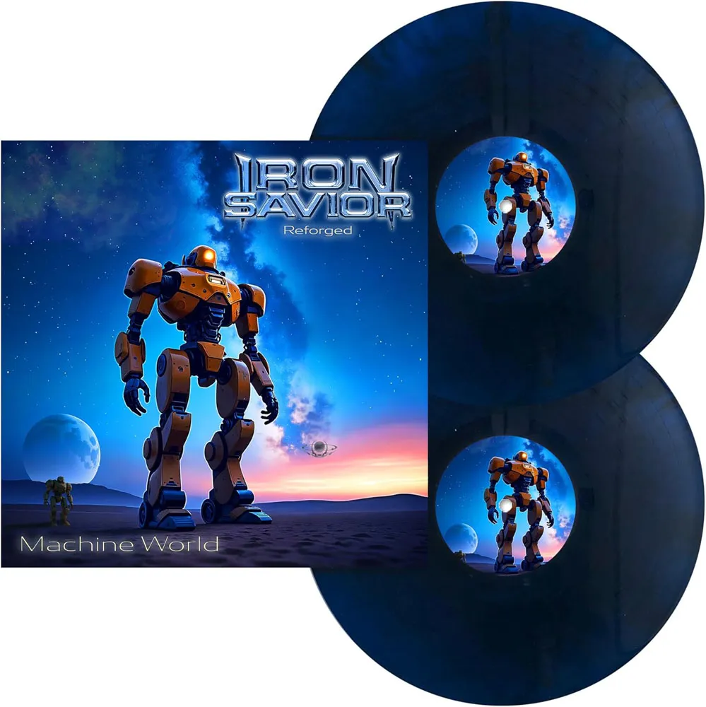Виниловая пластинка IRON SAVIOR - Reforged - Machine World (Starbreaker Blue)
