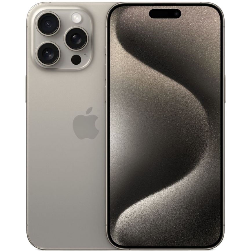 Смартфон Apple iPhone 15 Pro eSim 512 ГБ (Natural Titanium | Натуральный титан) Смартфон Apple iPhone 15 Pro eSim 512 ГБ (Natural Titanium | Натуральный титан)