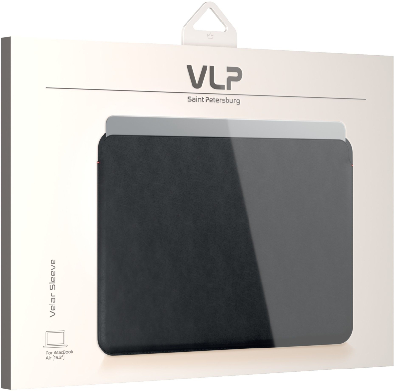 Чехол VLP Velar Sleeve для MacBook Air 15.3", кожа,  Черный