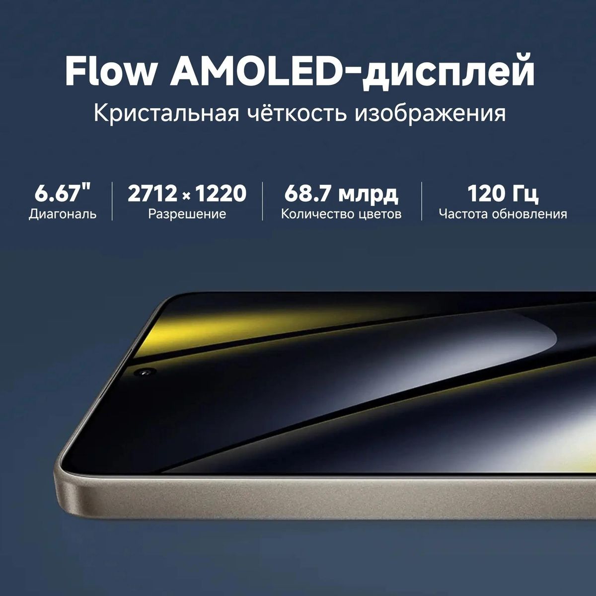 Смартфон Xiaomi Poco F6 5G | 8/256 ГБ (Черный | Black)