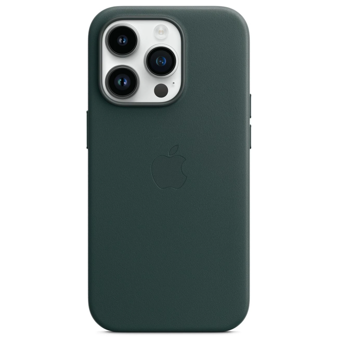 Чехол iPhone 14 Pro Leather MagSafe, Темно-зеленый - MPPH3