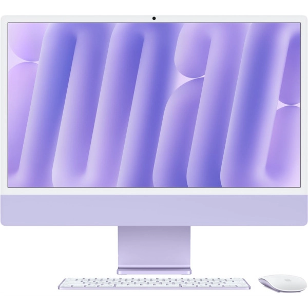 Моноблок Apple iMac 24" M4 (2024) Retina 4,5K 10C CPU/10С GPU, 16 GB RAM, 1 TB SSD, (Purple | Фиолетовый) (Z1ET000XX; Z1EU000ER)