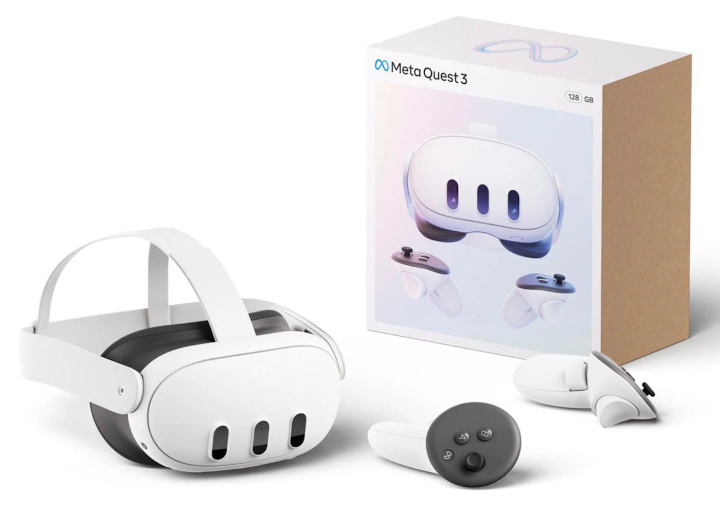 Шлем виртуальной реальности Meta Quest 3 512 ГБ, белый