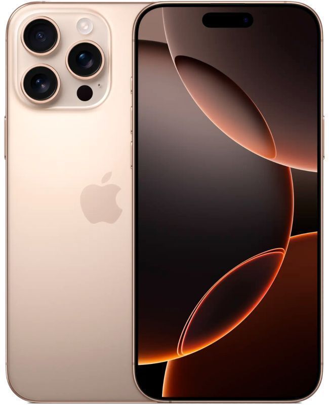 Смартфон Apple iPhone 16 Pro Max DualSim 256 ГБ Desert Titanium Смартфон Apple iPhone 16 Pro Max DualSim 256 ГБ Desert Titanium