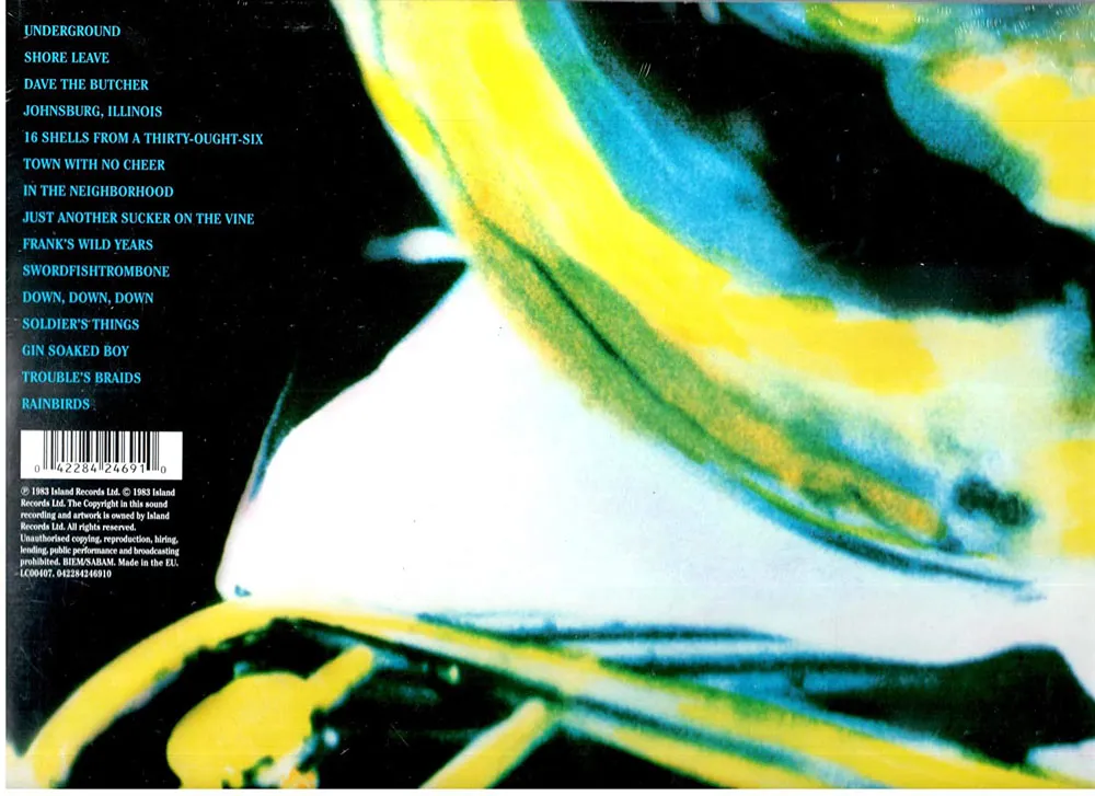 Виниловая пластинка WAITS TOM  - Swordfishtrombones